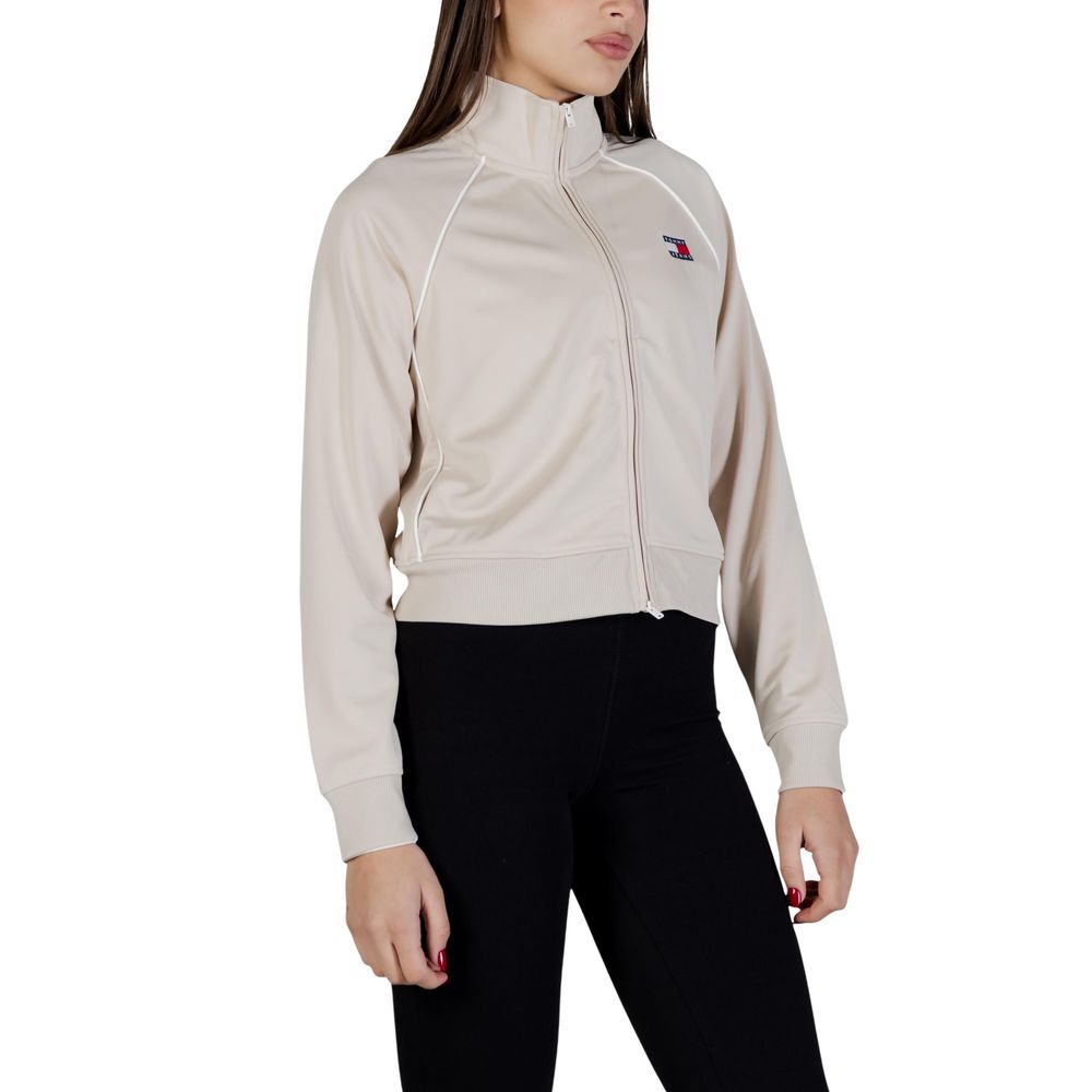 Beige Recycled Polyester Sweatshirt