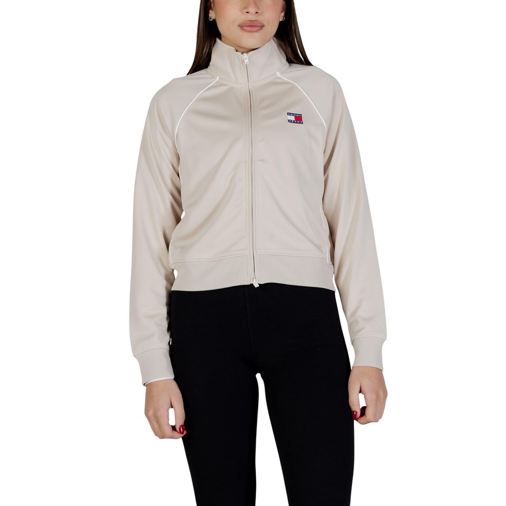 Beige Recycled Polyester Sweatshirt