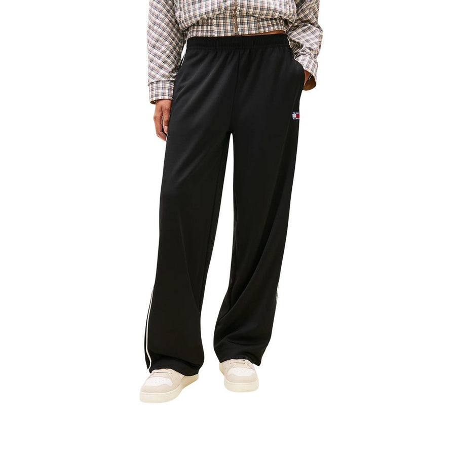 Black Recycled Polyester Joggers (Workout Pants)