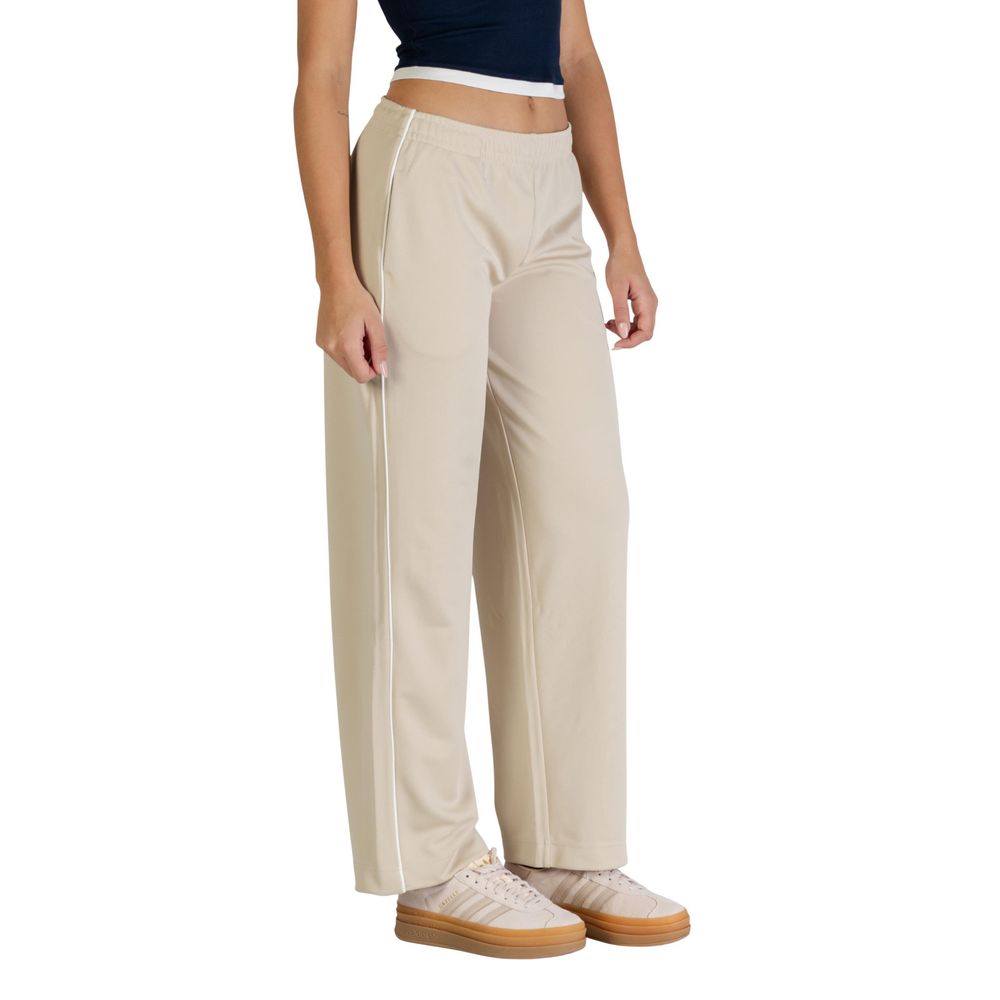 Beige Recycled Polyester Joggers (Workout Pants)