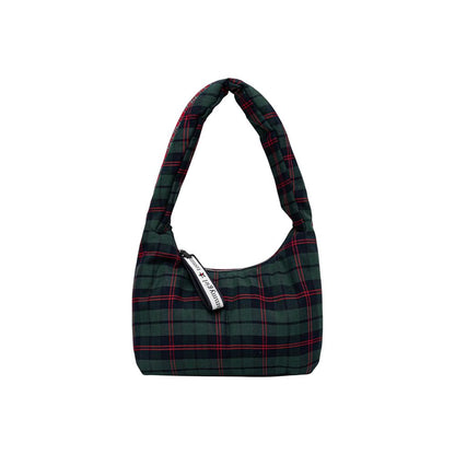Bicolor Cotton Handbag
