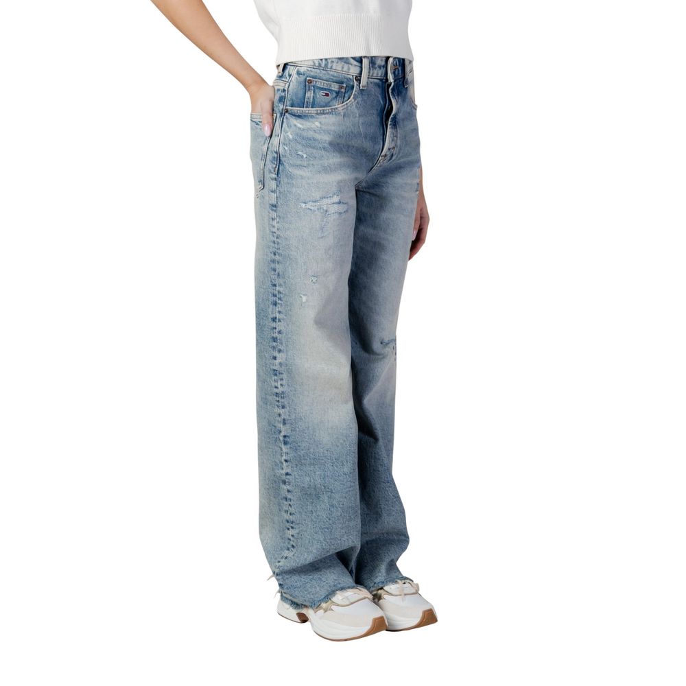 Light Blue Recycled Cotton Bootcut Jeans