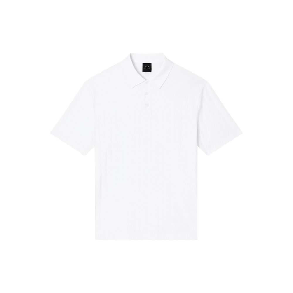 White Cotton Polo Shirt