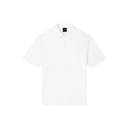 White Cotton Polo Shirt