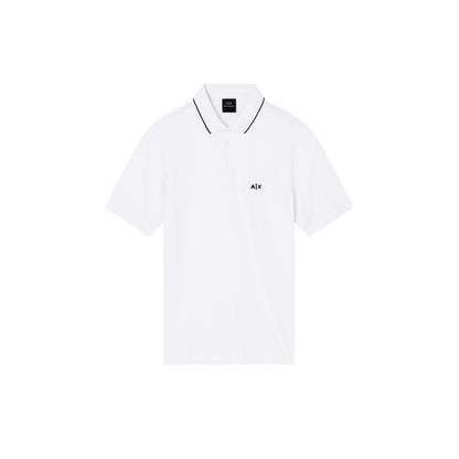 White Cotton Polo Shirt
