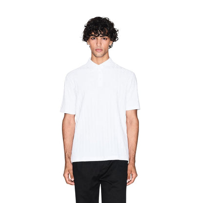 White Cotton Polo Shirt