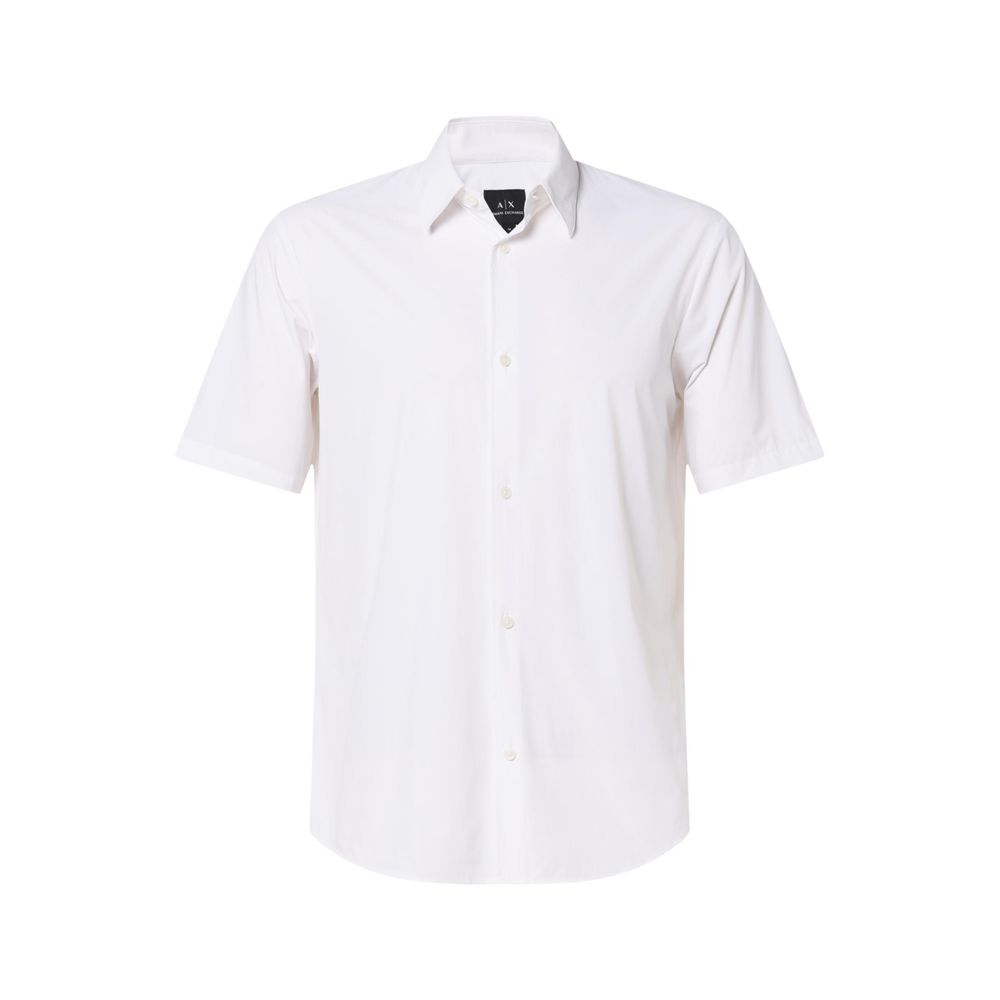 White Polyamide Shortsleeve Shirt