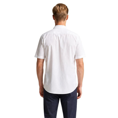 White Polyamide Shortsleeve Shirt