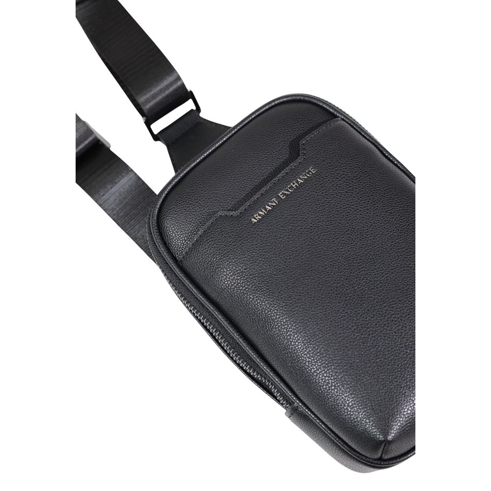 Black Polyester Backpack