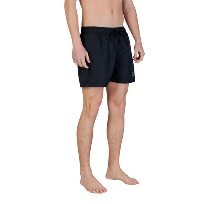 Bicolor Polyester Swim Shorts