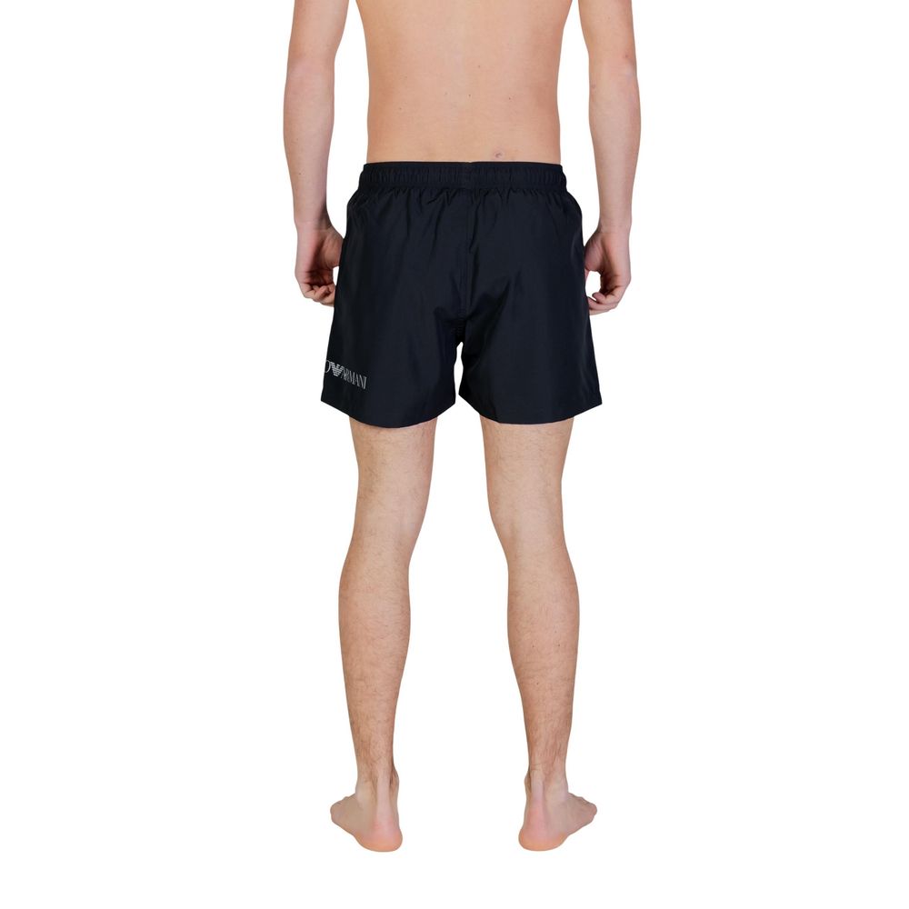 Bicolor Polyester Swim Shorts