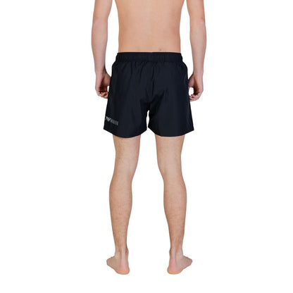 Bicolor Polyester Swim Shorts