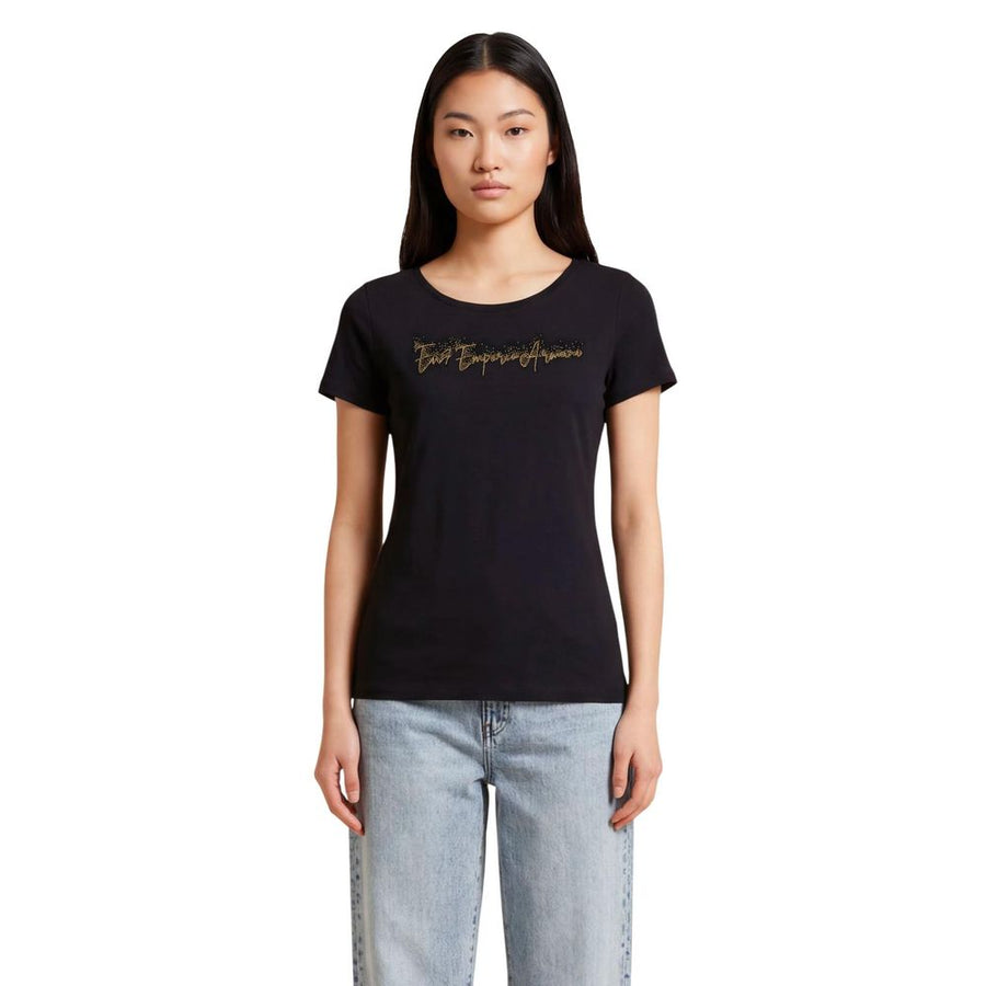 Black Elastane T-Shirt