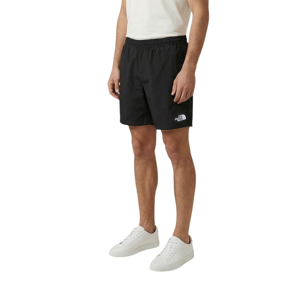 Black Nylon Bermuda Shorts