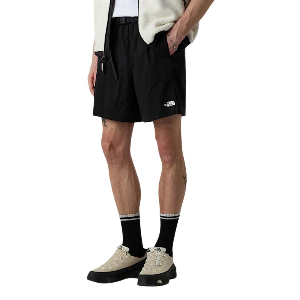 Black Recycled Polyester Bermuda Shorts