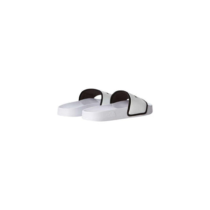 White Recycled Polyester Slippers