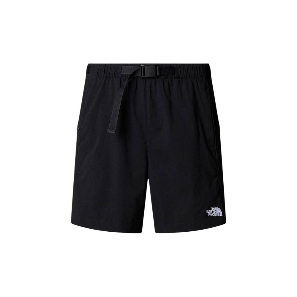 Black Recycled Polyester Bermuda Shorts