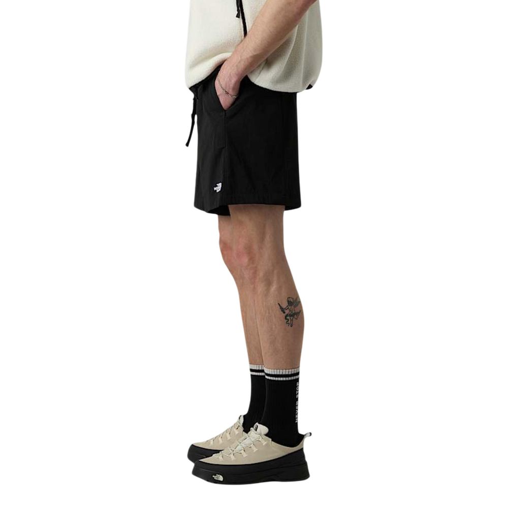 Black Recycled Polyester Bermuda Shorts