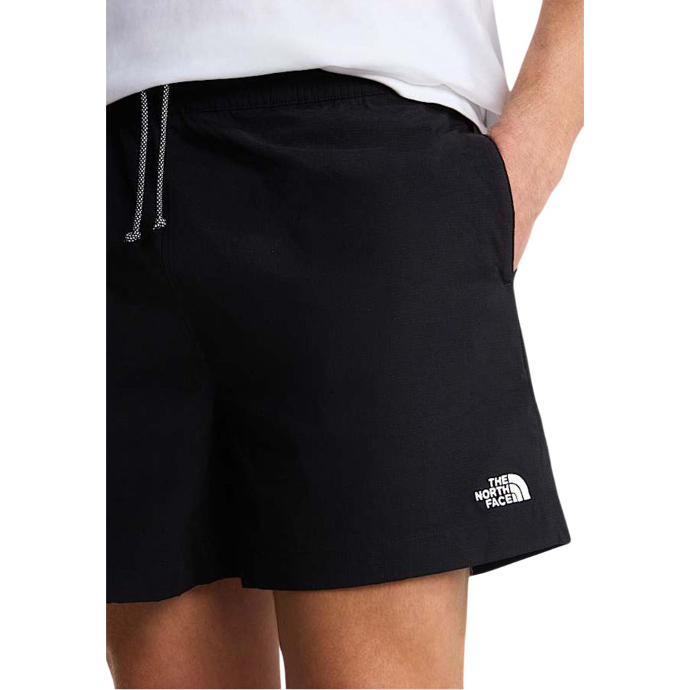 Black Nylon Bermuda Shorts