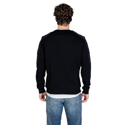 Black Cotton Sweatshirt