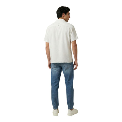 Beige Viscose Shortsleeve Shirt