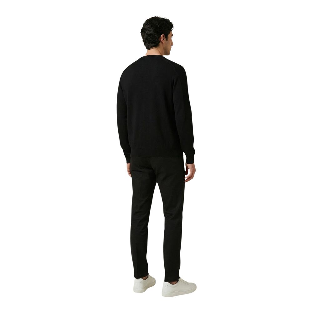 Black Cotton Skinny Pants