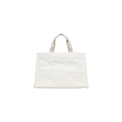 Beige Polyester Handbag