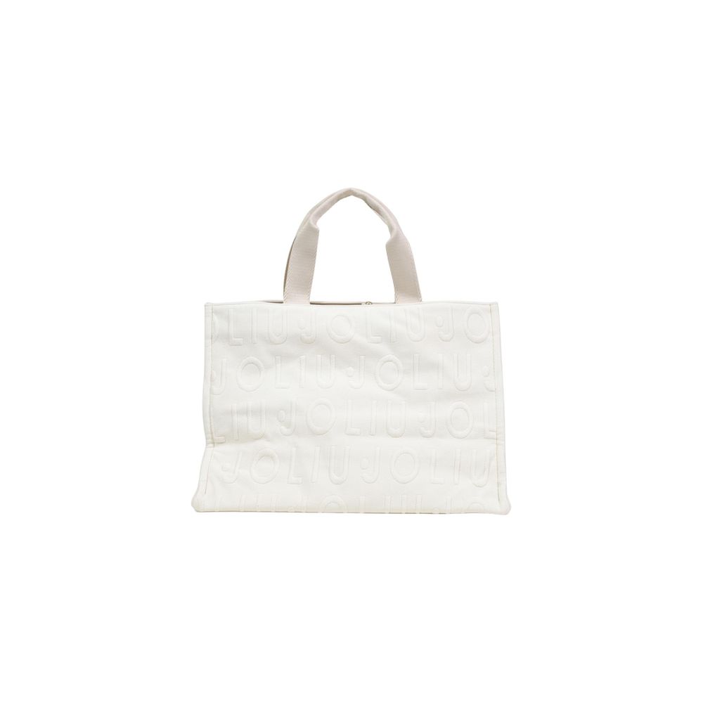 Beige Polyester Handbag