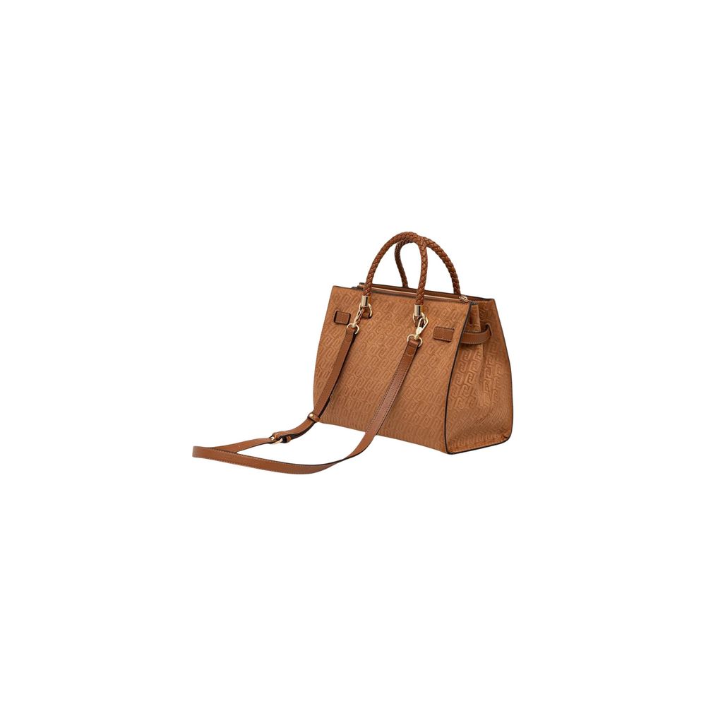 Beige Polyester Handbag