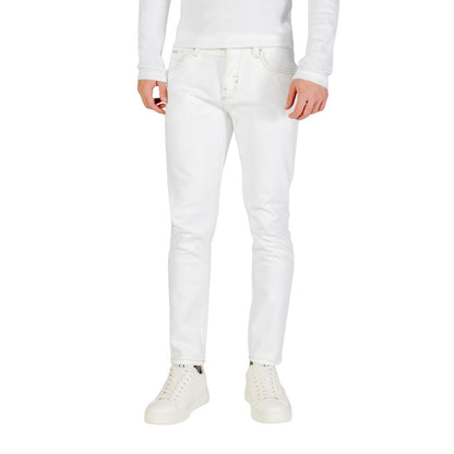 White Cotton Skinny Jeans