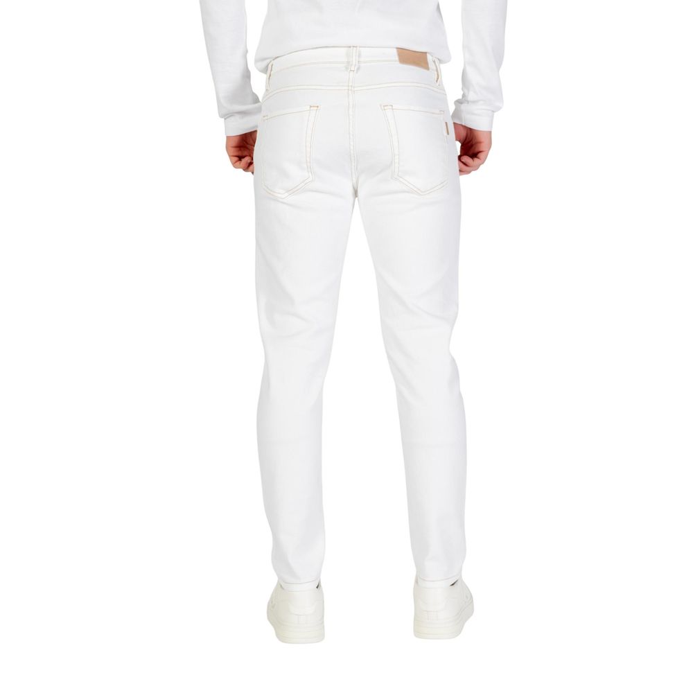 White Cotton Skinny Jeans