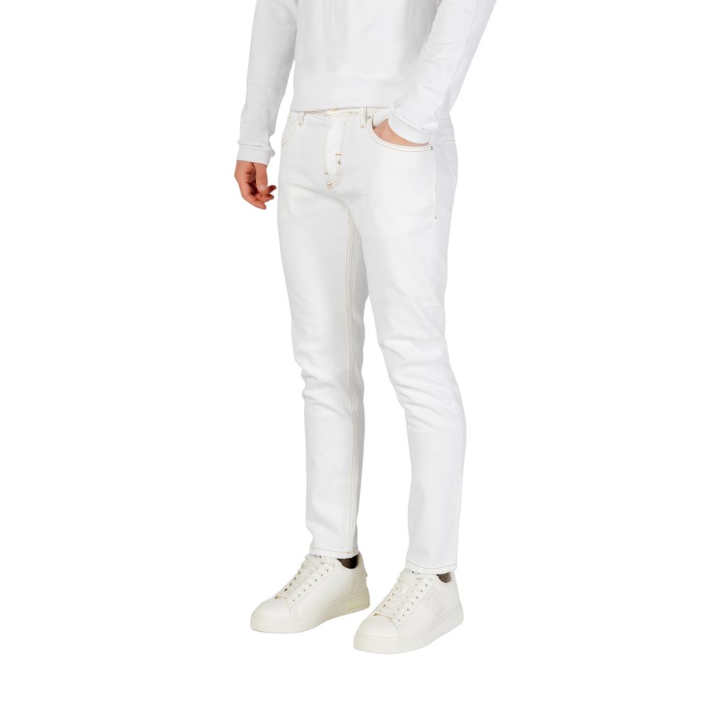 White Cotton Skinny Jeans