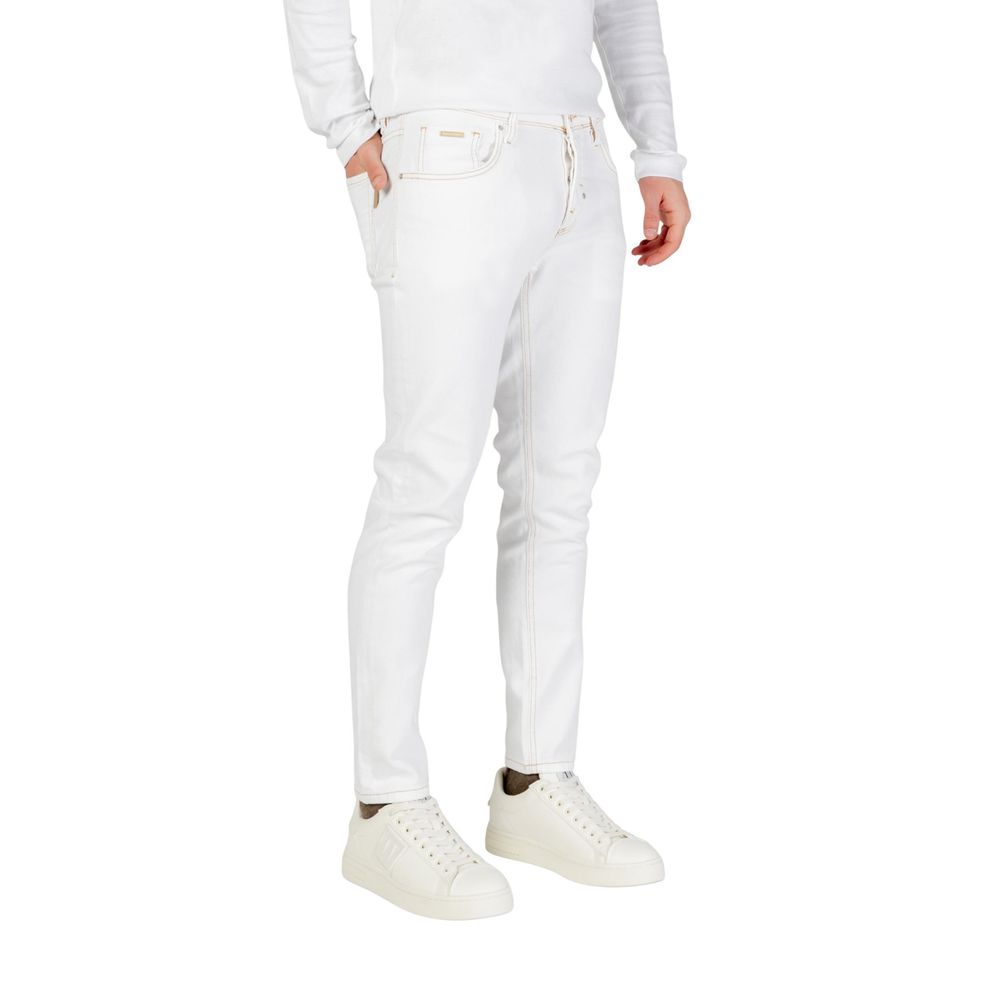 White Cotton Skinny Jeans