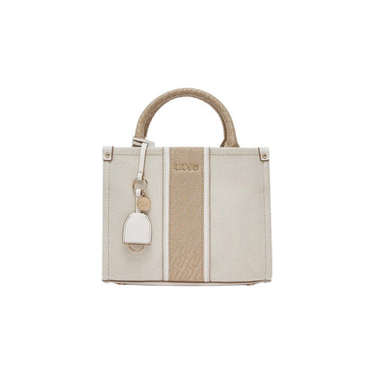 Beige Cotton Handbag