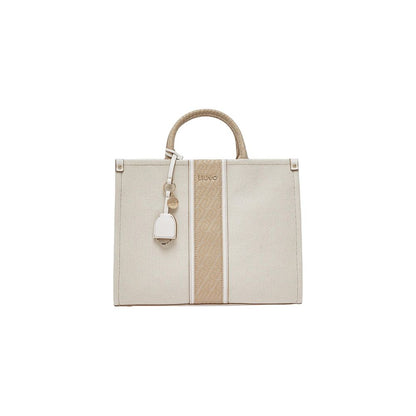 Beige Cotton Handbag