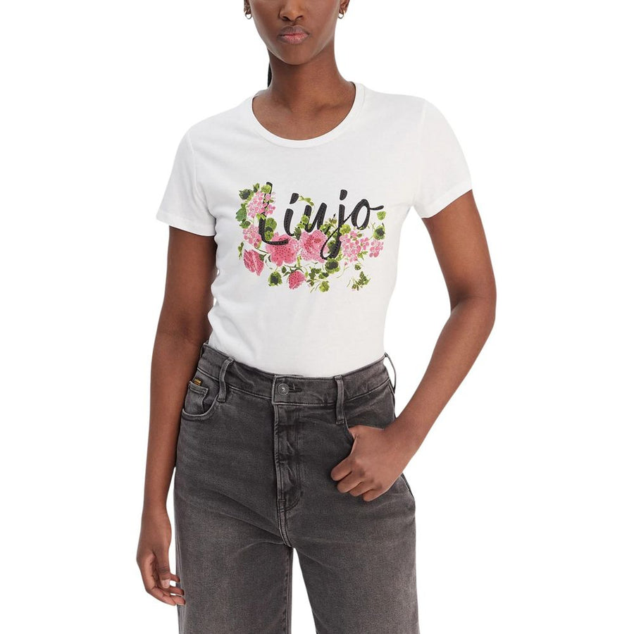 Cream Cotton T-Shirt