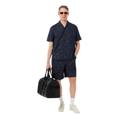 Black Cotton Shortsleeve Shirt