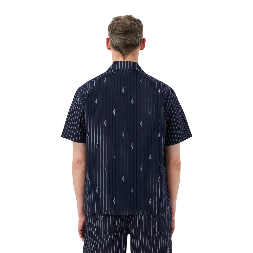 Black Cotton Shortsleeve Shirt