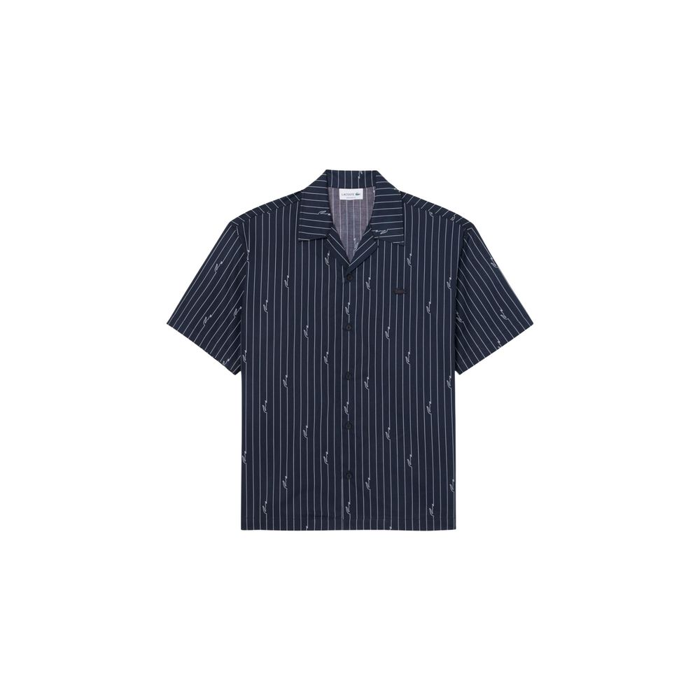 Black Cotton Shortsleeve Shirt