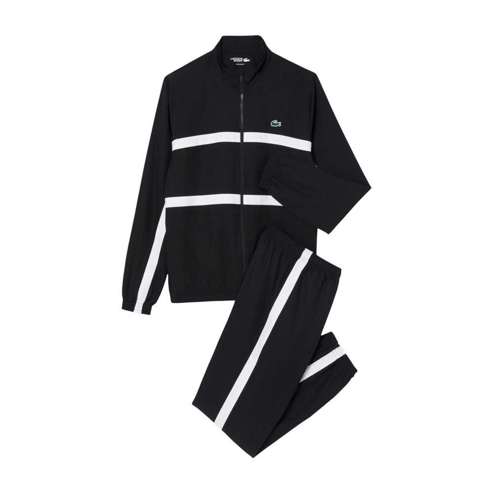 Black And White Polyester Sweatsuit