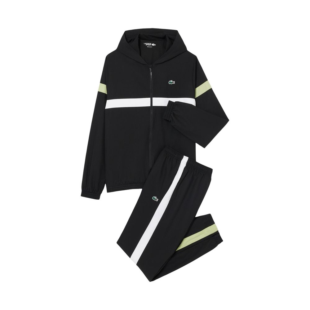 Black And White Polyester Sweatsuit
