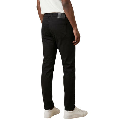 Blue Elastane Skinny Pants