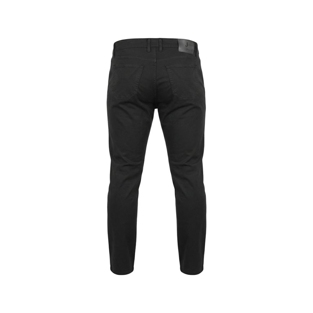 Blue Elastane Skinny Pants