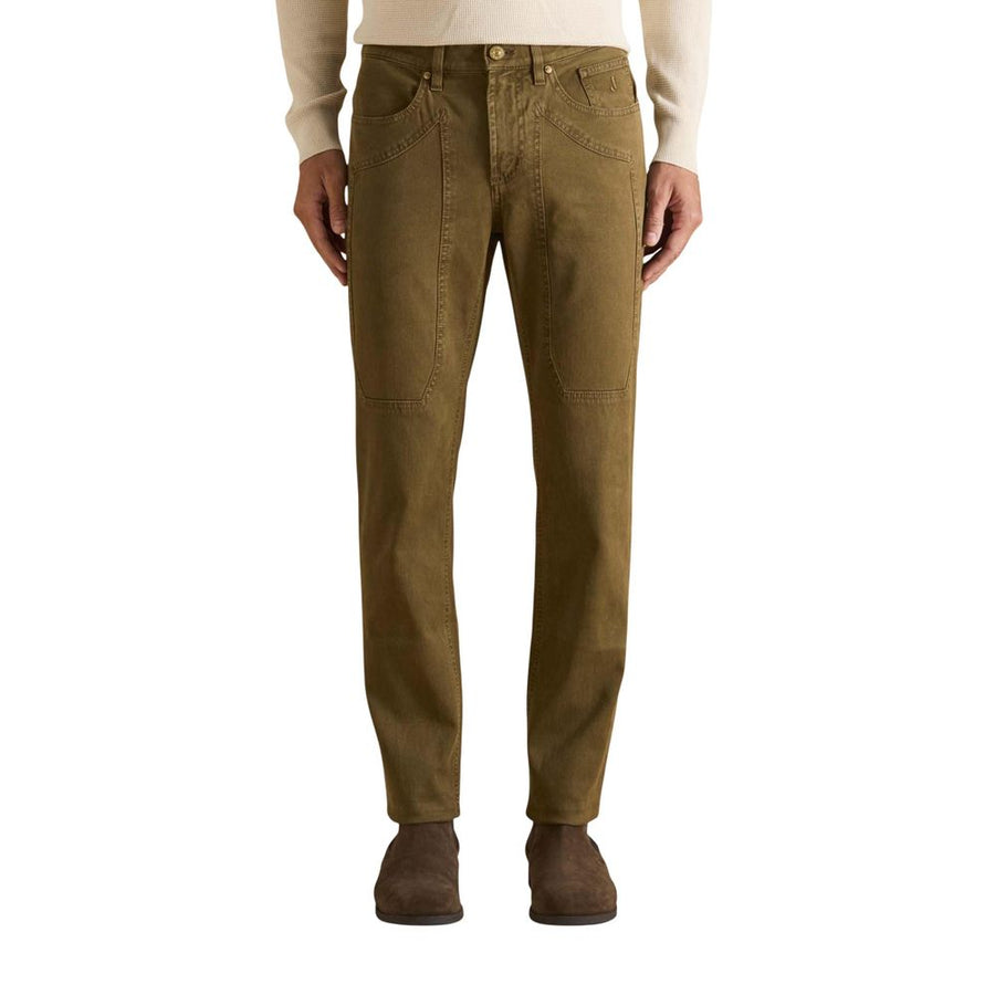 Bicolor Elastane Skinny Pants