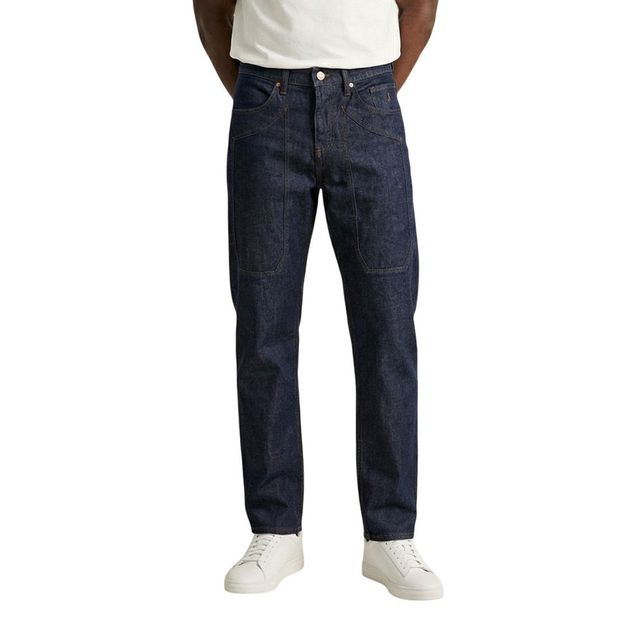 Blue Viscose Skinny Jeans