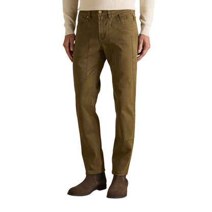 Bicolor Elastane Skinny Pants