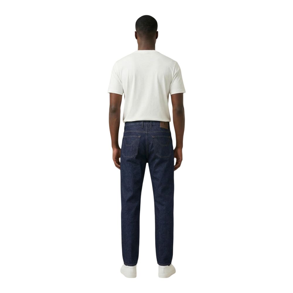 Blue Viscose Skinny Jeans