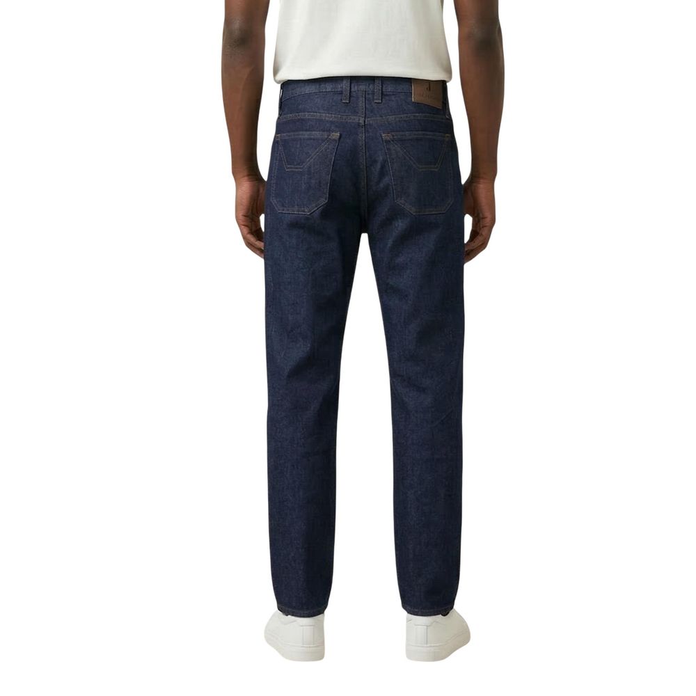 Blue Viscose Skinny Jeans
