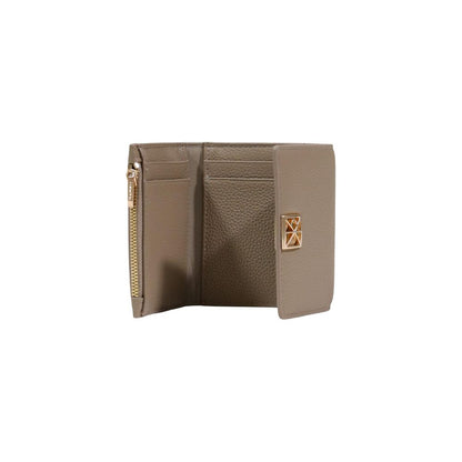 Beige Leather Wallet