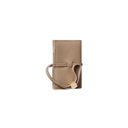 Beige Leather Wallet